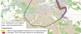 Planen för att få bort mer trafik från stadskärnan