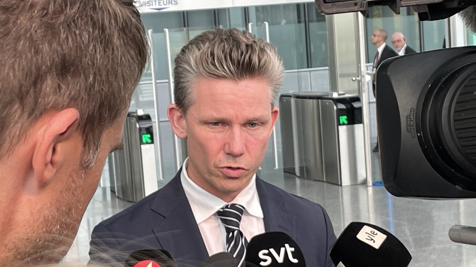 Försvarsminister Pål Jonsson (M) undertecknade ett försvarssamarbetsavtal i Pentagon natten mot onsdag.