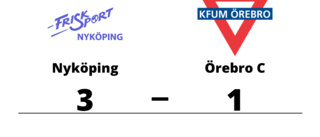 Seger med 3-1 för Nyköping mot Örebro C