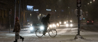 Mell...Oväder – rejäl snösmocka under torsdagen: "Tre decimeter"