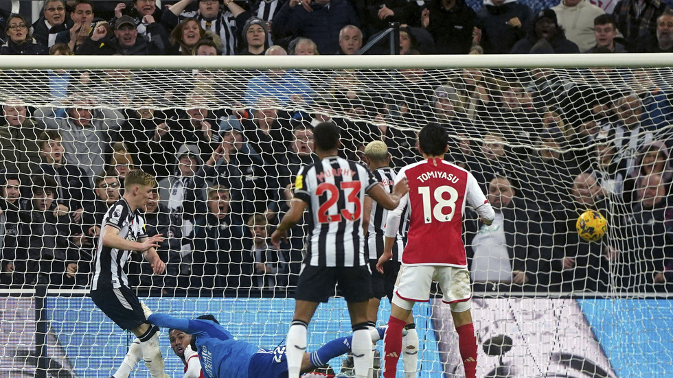 Anthony Gordons 1–0-mål räckte för att Newcastle skulle besegra Arsenal.