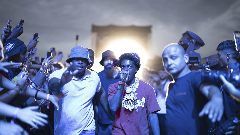 Rapparen Kodak Black har ännu en gång gripits. Den här gången misstänkt för droginnehav. Arkivbild.