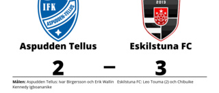 Eskilstuna FC vann efter Leo Toumas dubbel