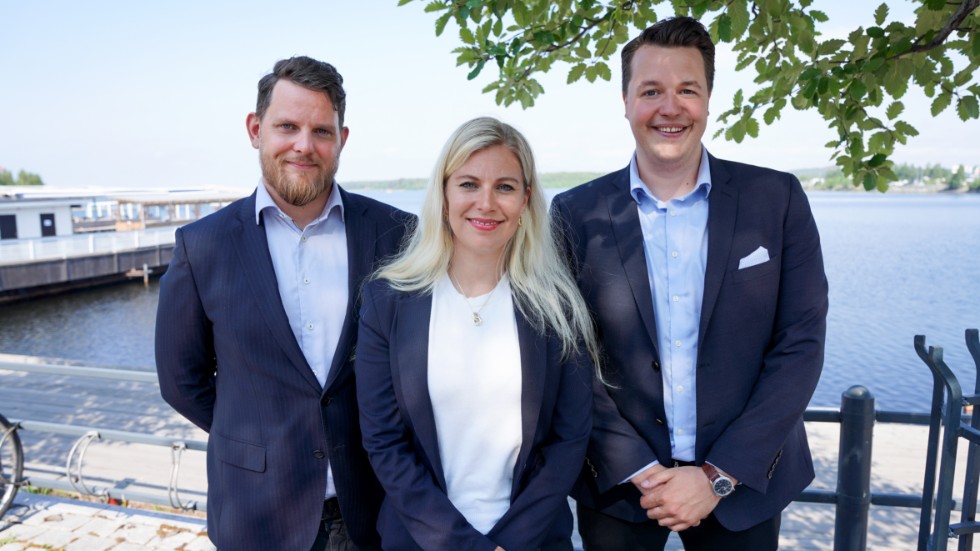 Daniel Halvarsson, Johanna Salmi och Oskar Gard är tre av Norra Finans 60 anställda. Tillsammans hjälper de företag att växa genom att erbjuda moderna finanslösningar.