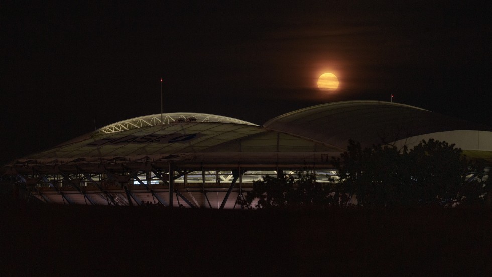 Arthur Ashe Stadium i New York. Arkivbild.