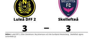 Luleå DFF 2 kryssade mot Skellefteå