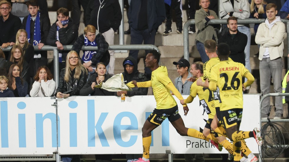 Jalal Abdullai sköt Elfsborgs segermål i den 89:e minuten borta mot Halmstad.