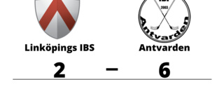 Tre poäng för Antvarden hemma mot Linköpings IBS