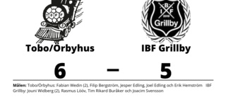 Tobo/Örbyhus för tuffa för IBF Grillby - förlust med 5-6