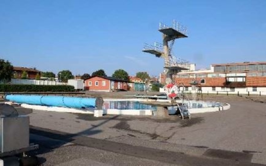 Hopptornet vid Centralbadet i Norrköping.