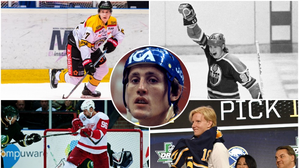 Nils Lundkvist, Wayne Gretzky, Tomas Holmström, Rasmus Dahlin och Börje Salming förekommer alla i vårt draftquiz.