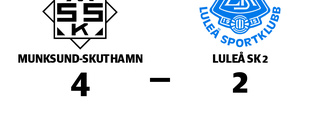 Munksund-Skuthamn vann toppmötet mot Luleå SK 2