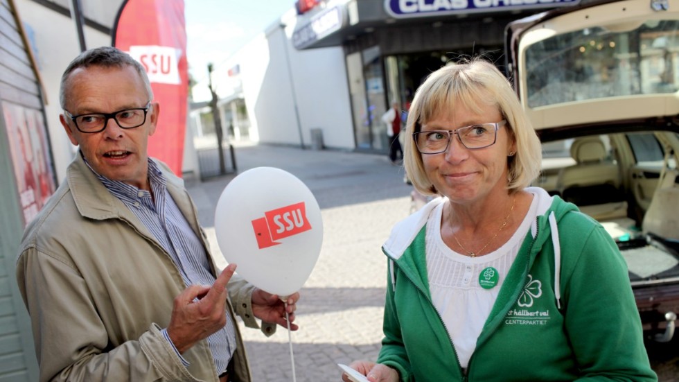 Åke Svensson (S) och Eva Nypelius (C) var bägge inblandade i den så kallade GNEAB-affären. Nu har Nypelius fått en egen affär. SMA-affären.