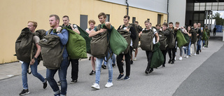 Gotlands första värnpliktiga har ryckt in