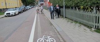 Inga cyklar på trottoaren