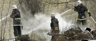 Flera gräsbränder i blåsten