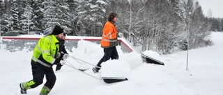 Skottning räddar platta tak