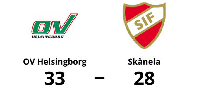 Skånela föll med 28-33 mot OV Helsingborg