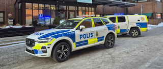 Polisinsats i centrala Luleå med flera patruller