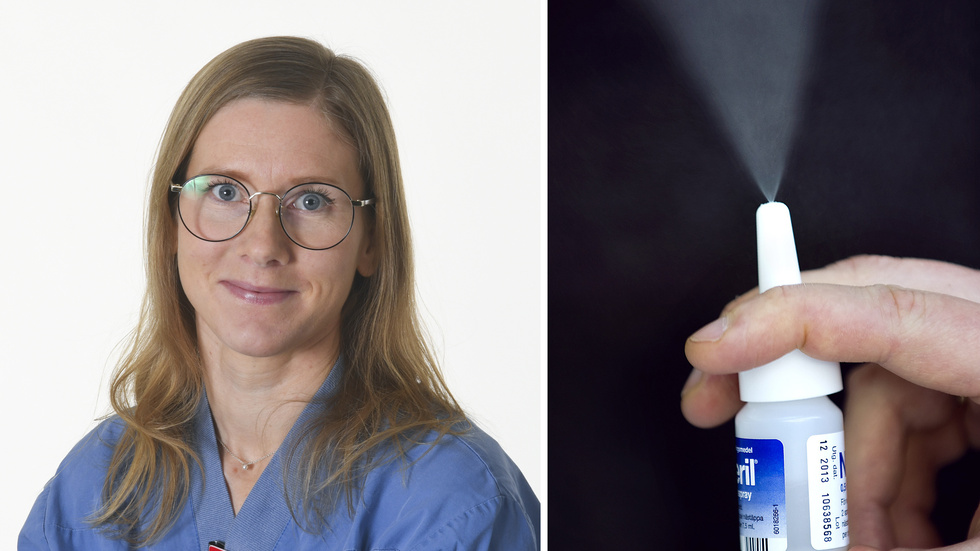 Specialistläkaren Elin Zingmark möter ofta patienter som blivit beroende av nässprej.