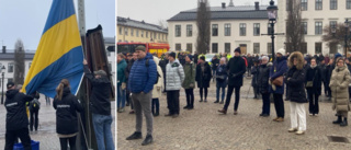 Vi sände direkt från Stora torget i Nyköping