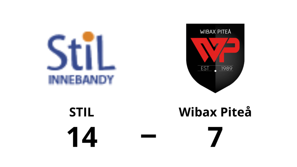 StiL Innebandy vann mot Wibax Piteå