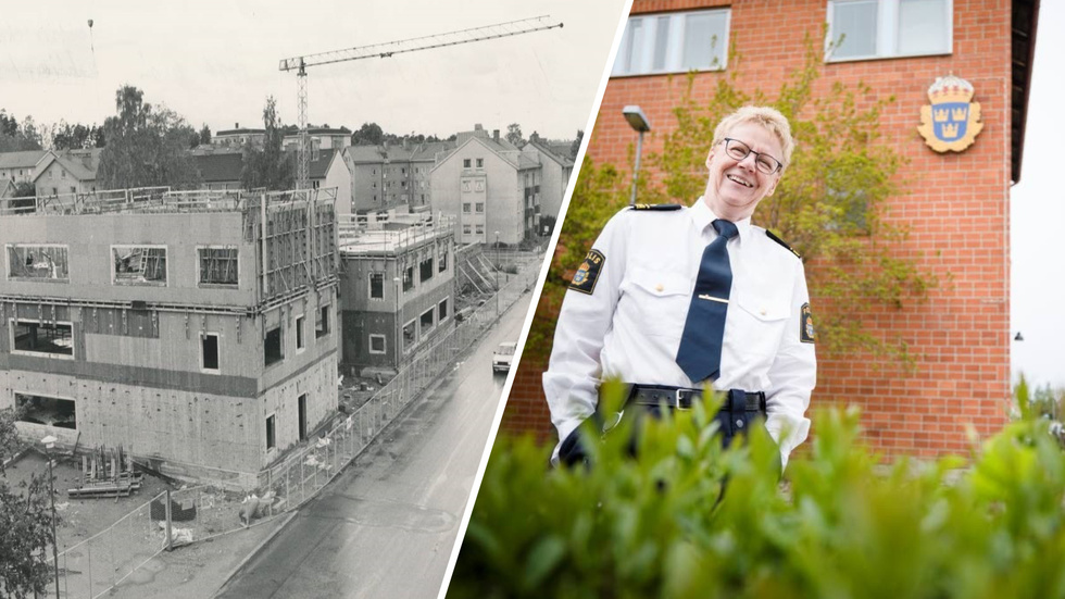 Polishuset fyller 40 år. Lillemor Melin Sving minns hur det var att flytta in i det nya huset. 