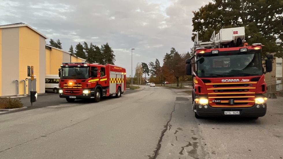 Räddningstjänsten larmades till Aspedalsgatan i Hultsfred.