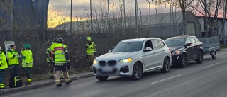 Flera fordon inblandade i en kökrock på Sjötullsgatan