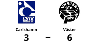 Väster vann lätt borta mot Carlshamn