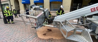 Skylift havererade – person fast på hög höjd