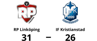 Två poäng för RP Linköping hemma mot IF Kristianstad