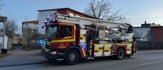 Larm om brand i kök i Linköping