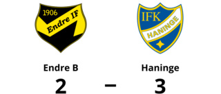 Tung förlust för Endre B i toppmatchen mot Haninge