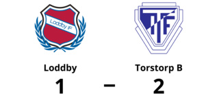 Torstorp B slog Loddby borta