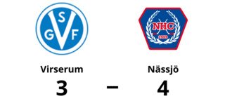 Förlust för Virserum mot Nässjö med 3-4