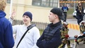 Oscar, 19, och Leo, 19, brottades – med knivman: "Skrek"