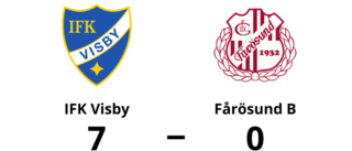 IFK Visby tog klar seger mot Fårösund B