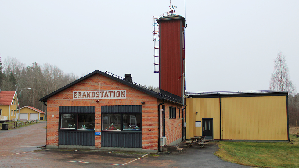 Brandstationen i Mörlunda.