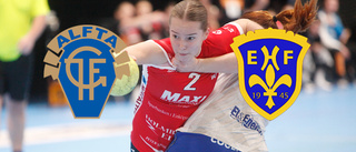 EHF mötte Alfta på bortaplan – så rapporterade vi från matchen