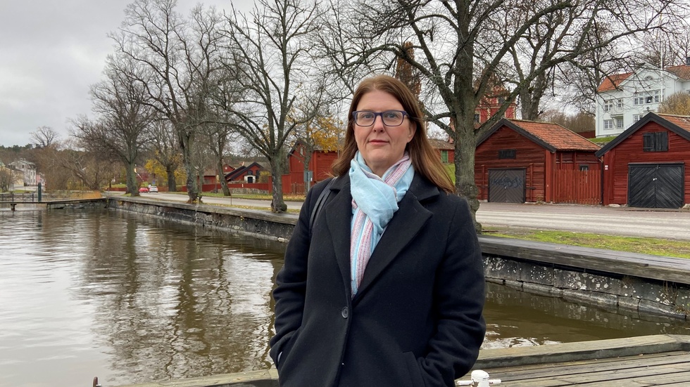 "Det är jag som får kämpa på", säger Cecilia Siösteen, som enda Kristdemokraten kvar i kommunfullmäktige i Strängnäs.