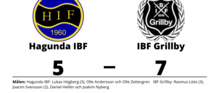 IBF Grillby vann borta mot Hagunda IBF