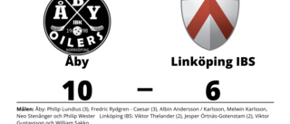 Linköping IBS föll mot Åby med 6-10