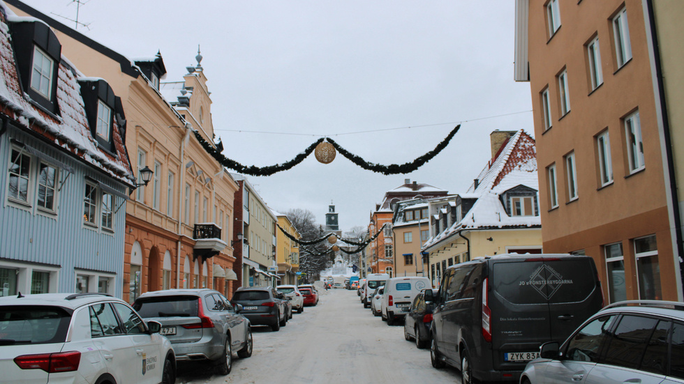 Kyrkogatan i Enköping.