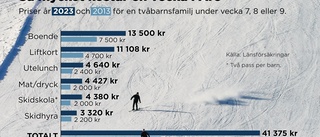 Dyrare fjällsemester väntar