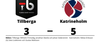 Katrineholm tog bortaseger mot Tillberga