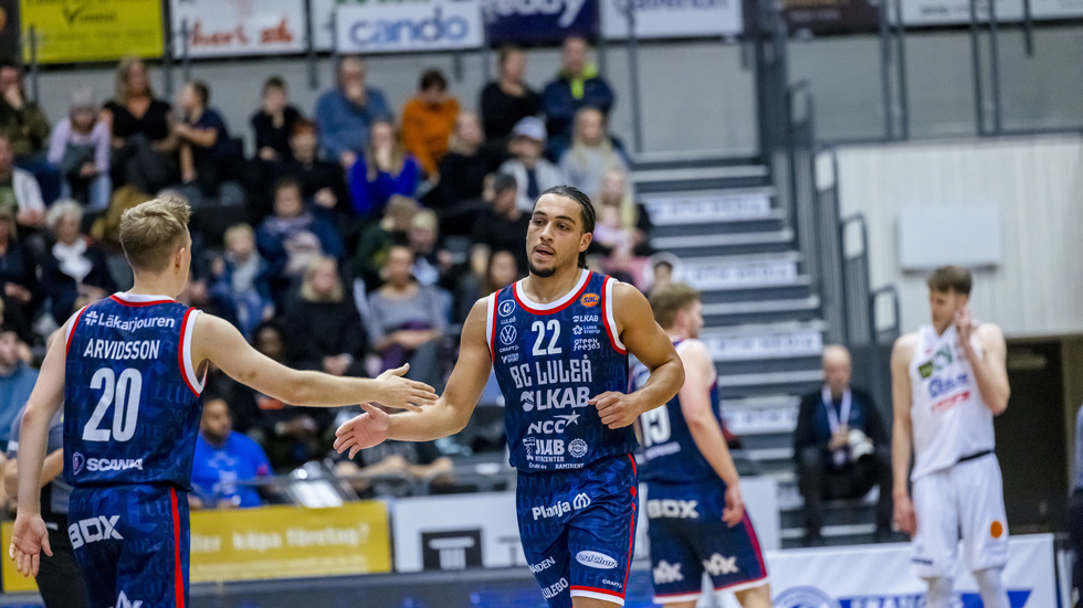Denzel George stod för en toppinsats när BC Luleå vann i Uppsala. (Arkivbild)