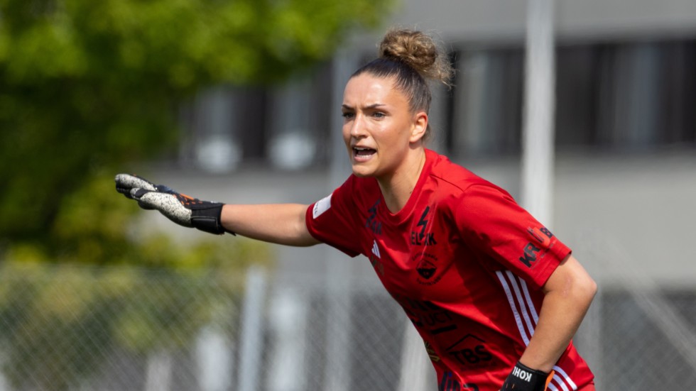 Hannah Kohl under en match med Gusk.
