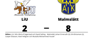 Malmslätt utklassade LiU på bortaplan