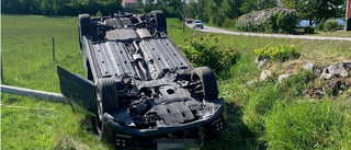 Hade över två promille i blodet – voltade med bilen